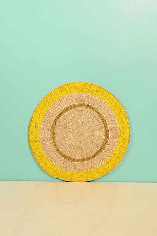 Set de Table Jonc de mer Naturel et Soleil 33 cm