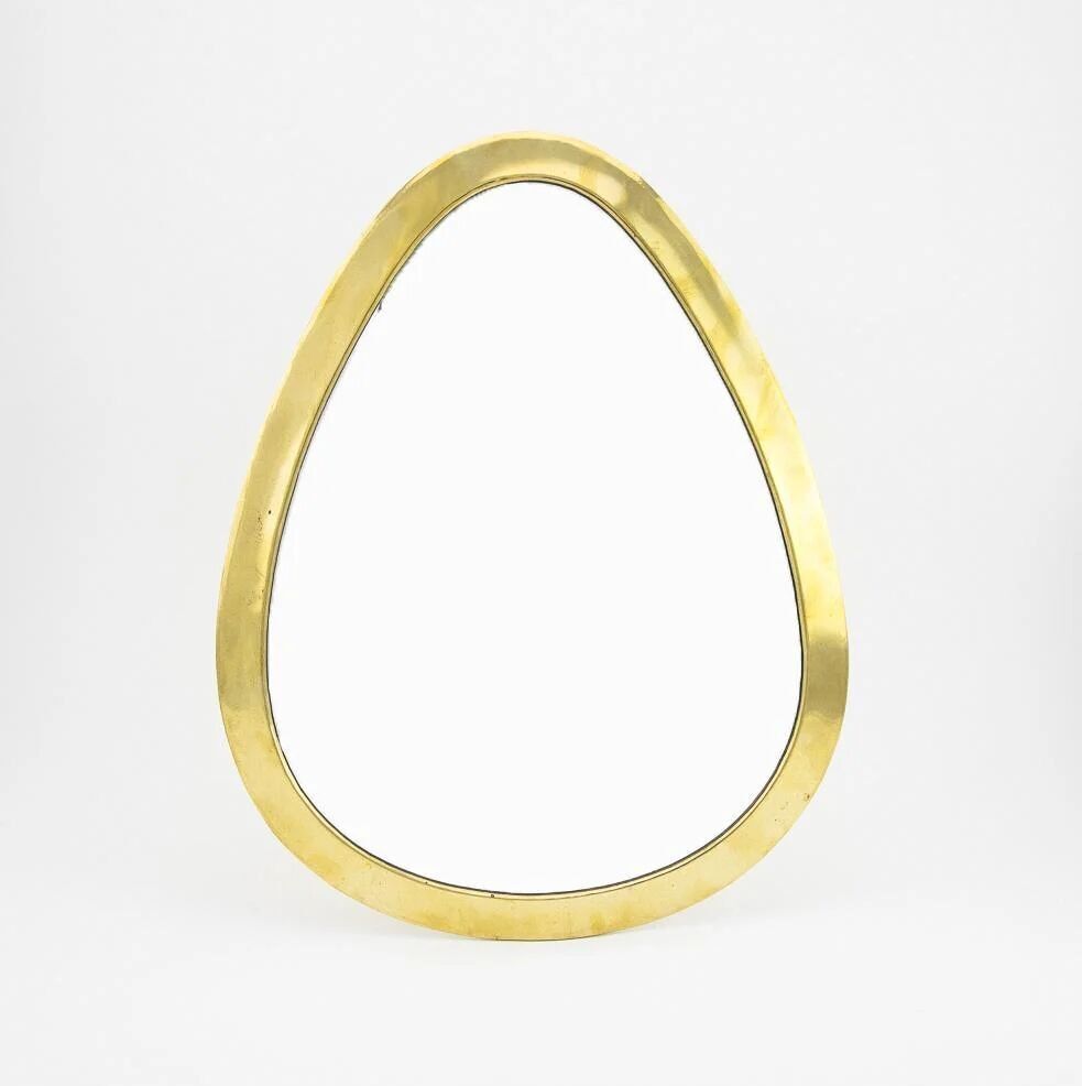 ✨ Specchio – Ludovica – L Specchio da parete in ottone artigianale