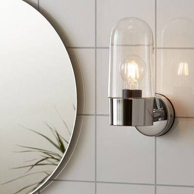 ZEN Wall 1L Chrome/Clear IP44