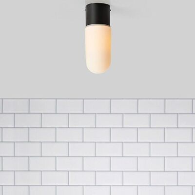Plafonnier ZEN 1L Noir/Blanc IP44