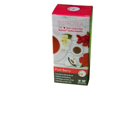 Red Fruit Infusion Capsules Compatible with Nespresso® 'Home Compost' Machines