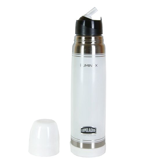 Thermos Lumilagro Luminox 1l white - for yerba mate