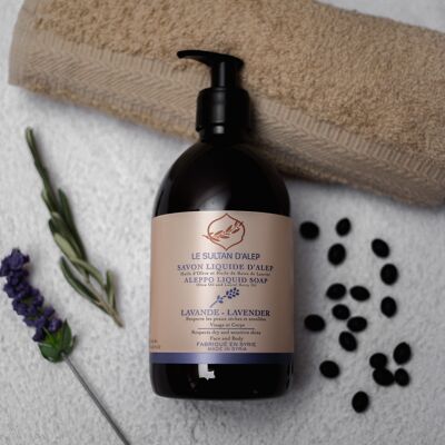 Aleppo Liquid Lavender Soap 500 ML