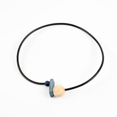 Collier CARACOL trio marin