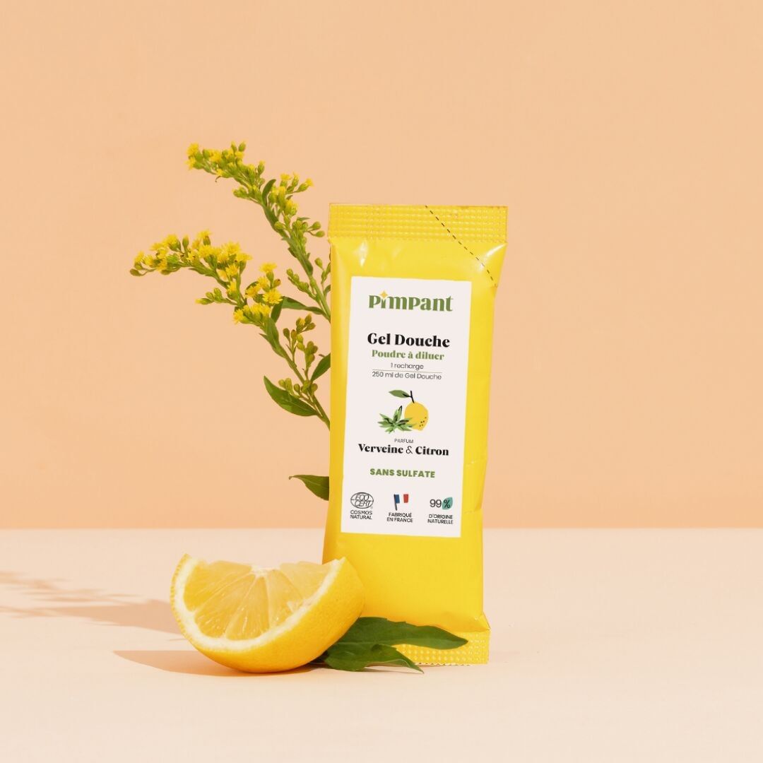 Gel doccia in polvere alla verbena citriodora da diluire