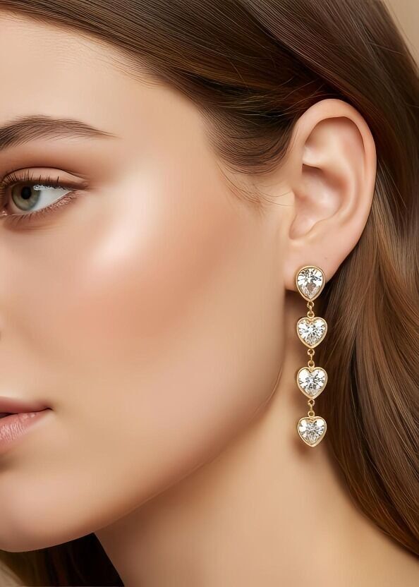 Edelstahl Ohrringe - L37