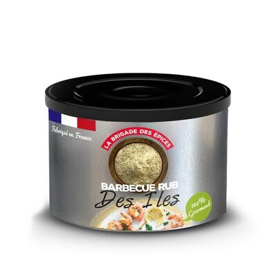 BARBECUE - Assaisonnement pour le poisson et les crustacés - Rub Des Iles - 100g