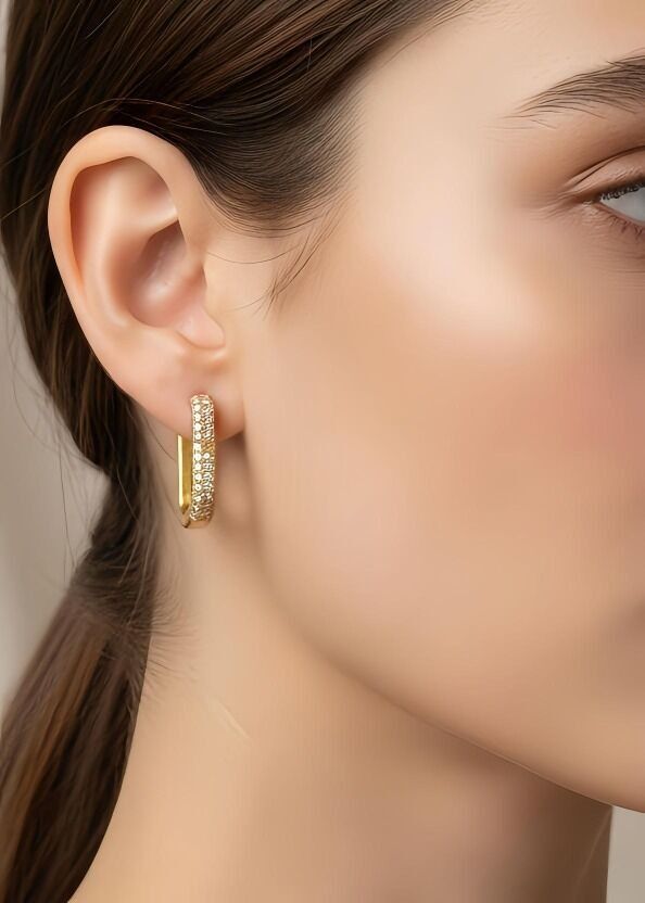 Orecchini a cerchio in acciaio inossidabile - E87