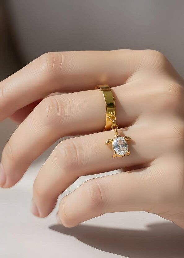 Verstellbarer Edelstahlring - E690C