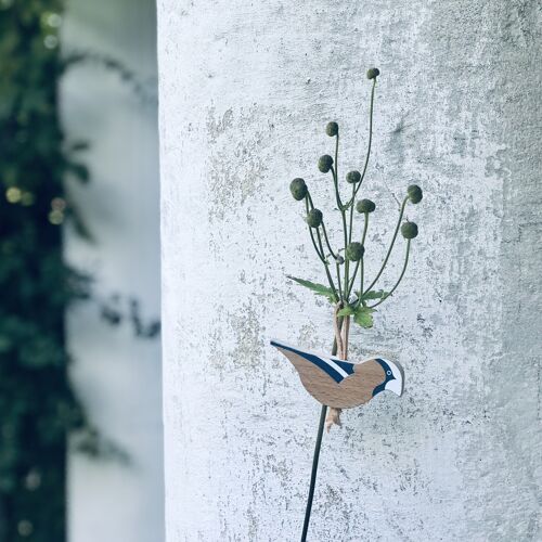 Bird ornament - hawfinch, wooden ornament, nursery, decoration