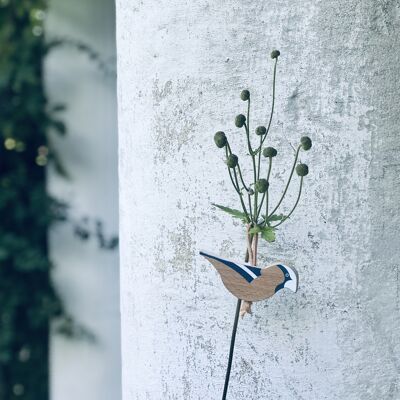 Adorno de pájaro - pinzón, adorno de madera, vivero, decoración