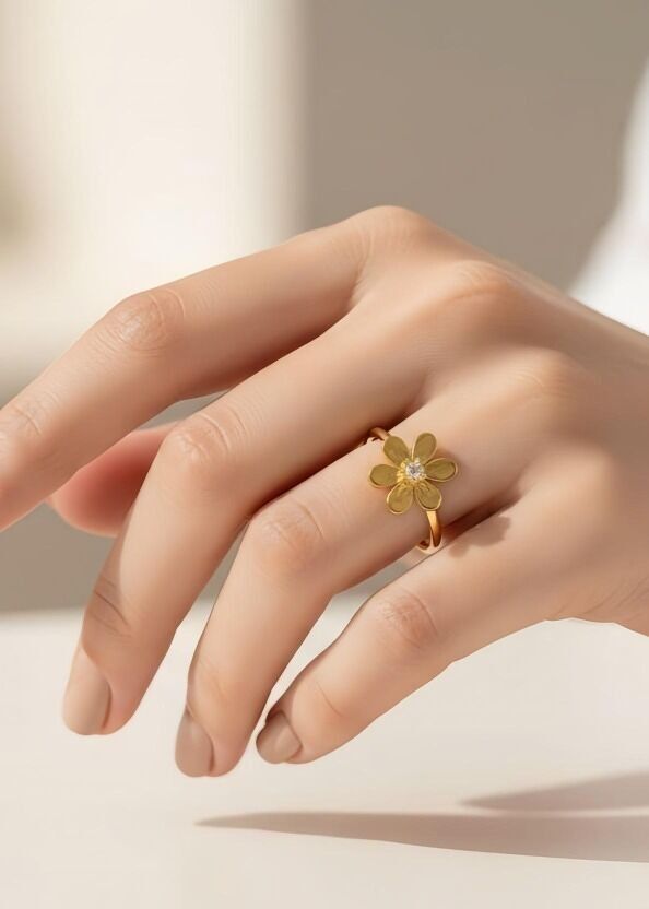 Verstellbarer Edelstahlring - A2048(2)