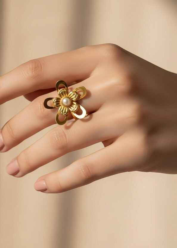 Verstellbarer Edelstahlring - A2047