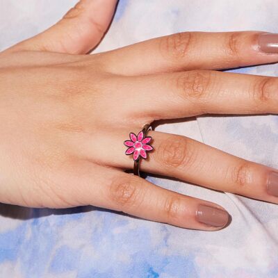 Pink Flora Ring N