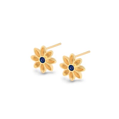 Gold Flora Studs