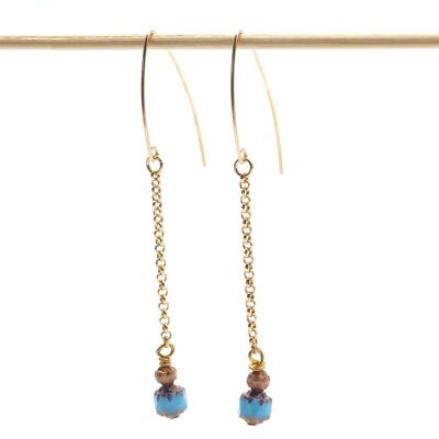 Alice earrings: blue