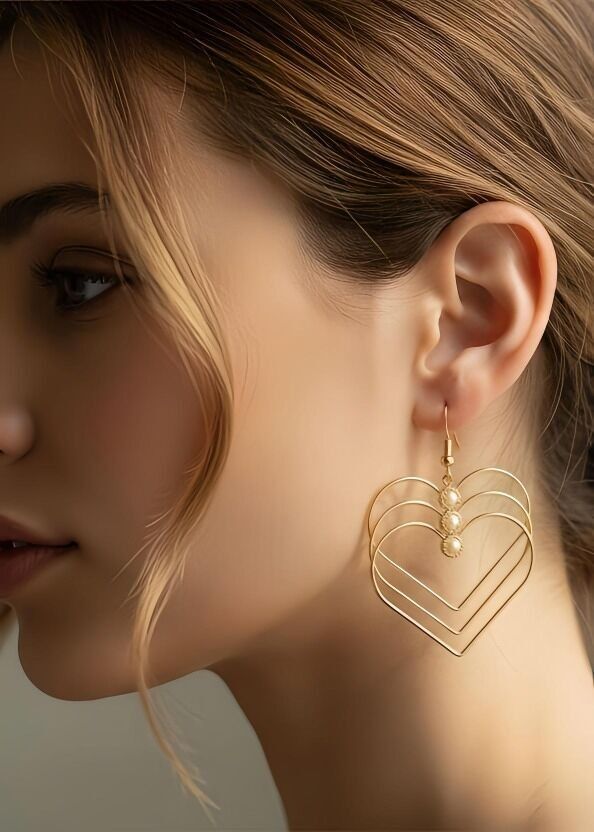 Edelstahl Ohrringe - A34