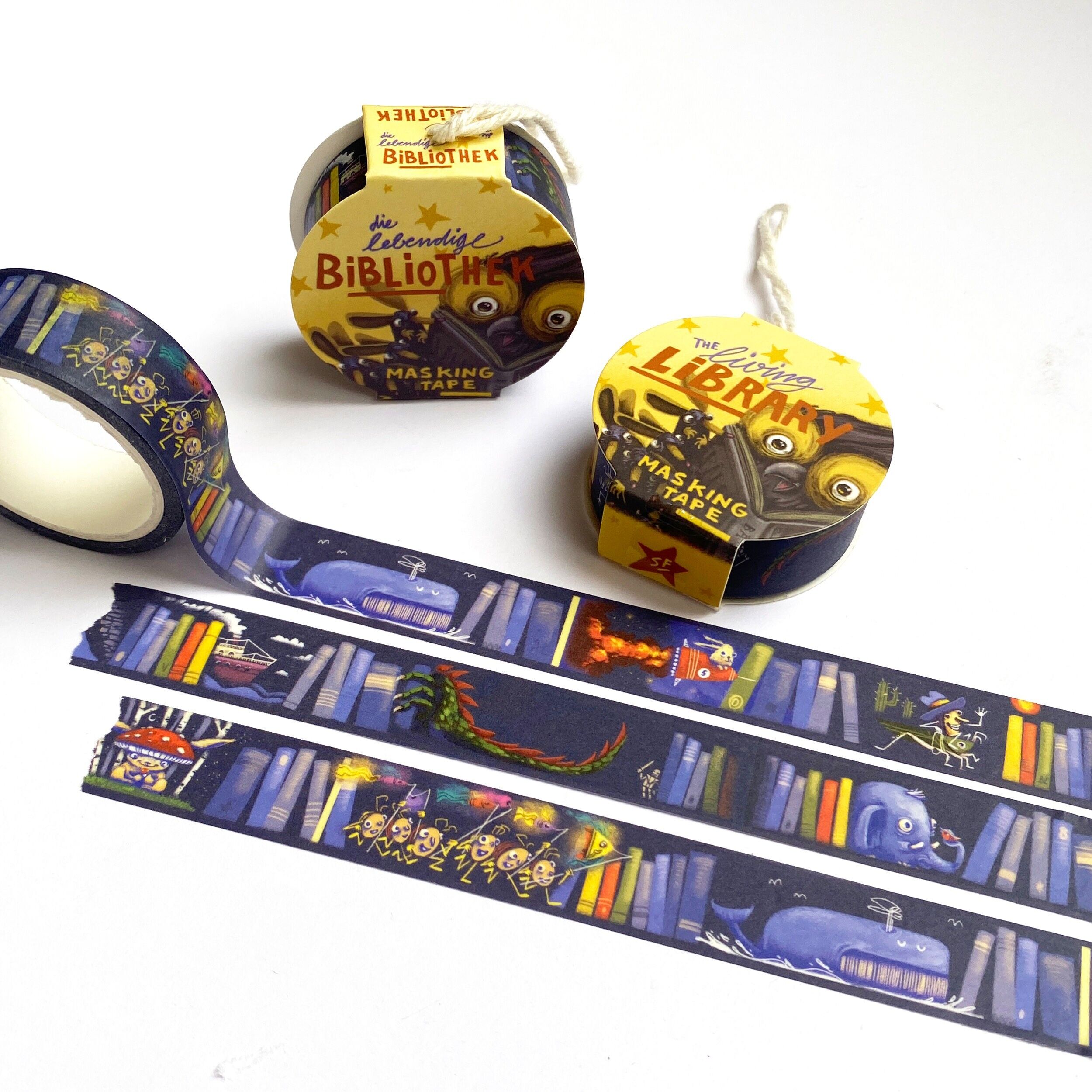 La Bibliothèque Vivante - Ruban Washi / Ruban de masquage