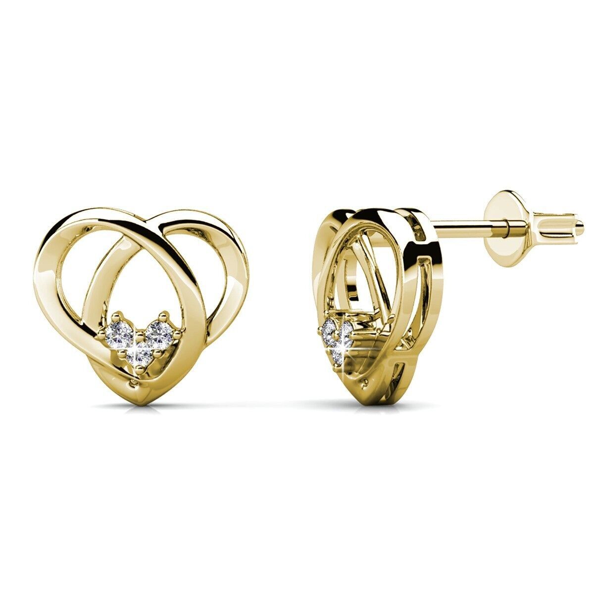 Orecchini Dervla - Oro e Cristallo