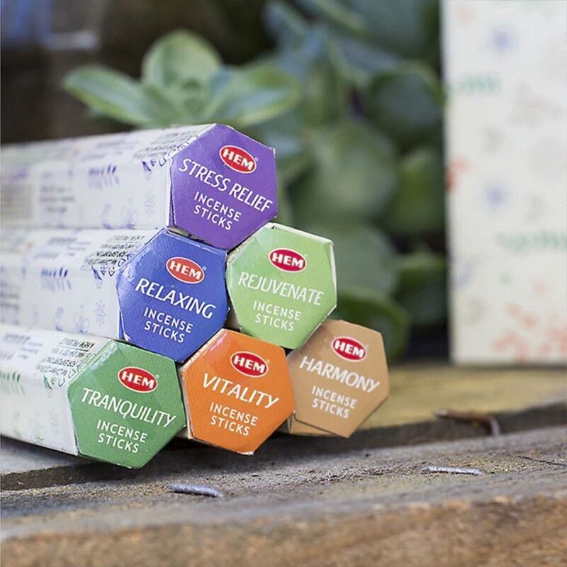 Aromaterapia - 6 Packs incienso HEM