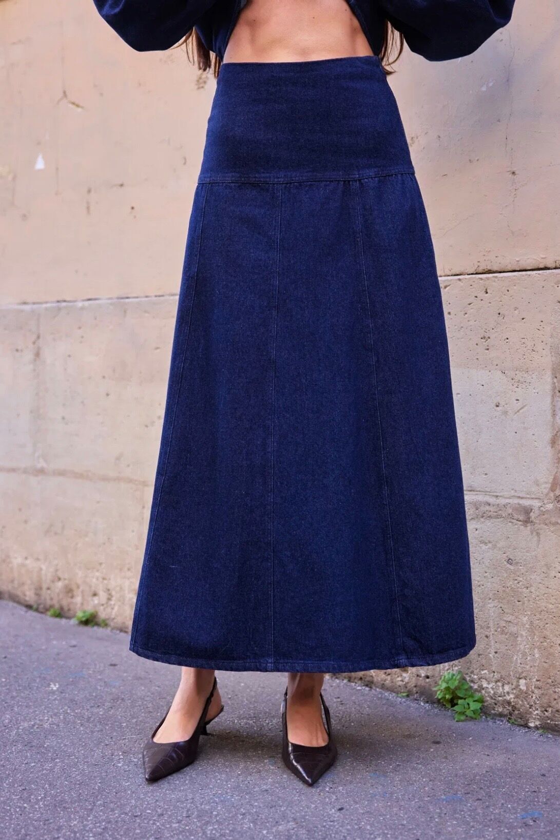 Gonna lunga in denim - 5686