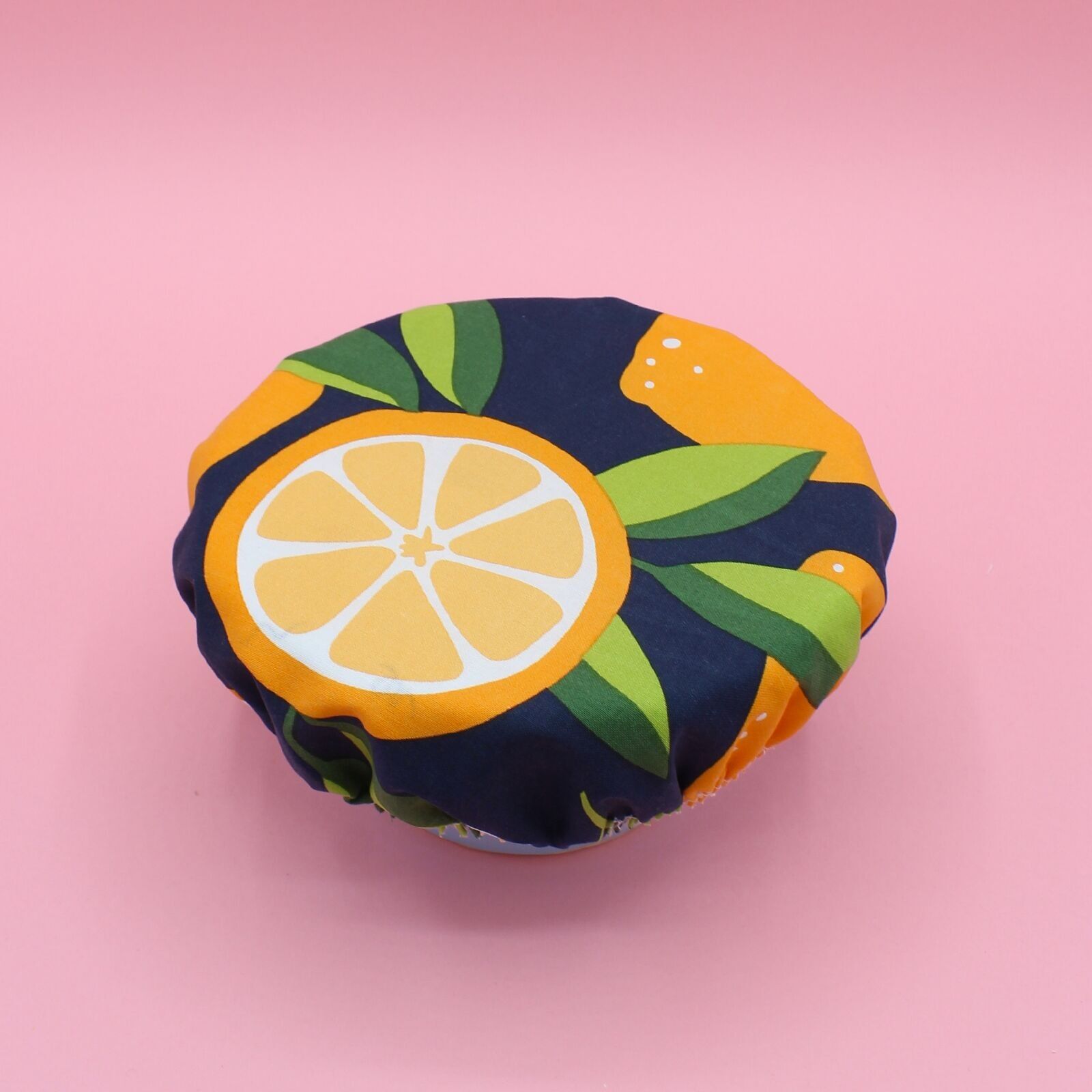 Charlotte dish cover - coated cotton - orange