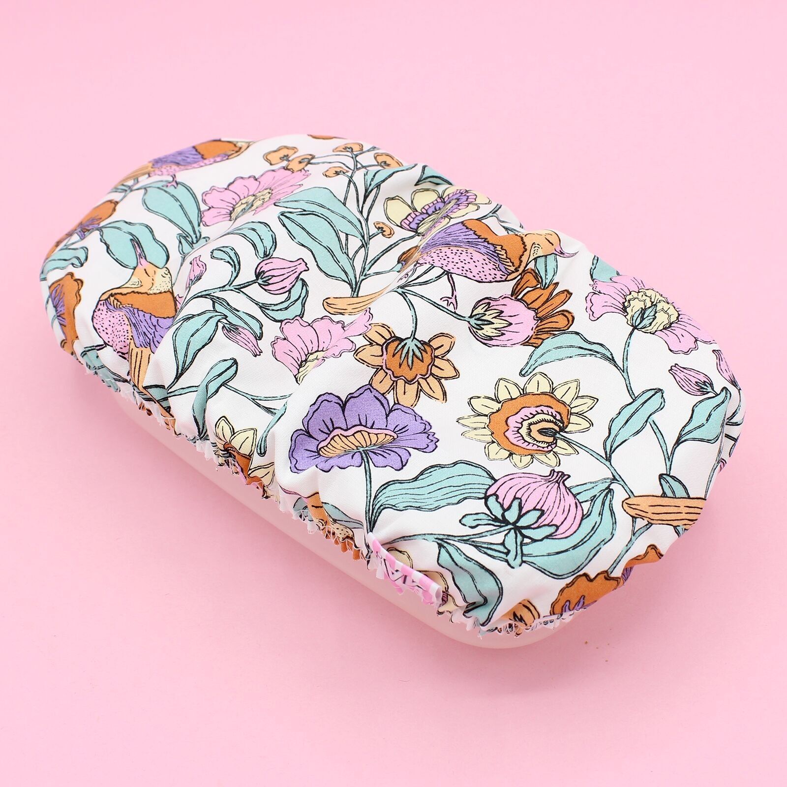 Charlotte cake dish cover - birds of paradise