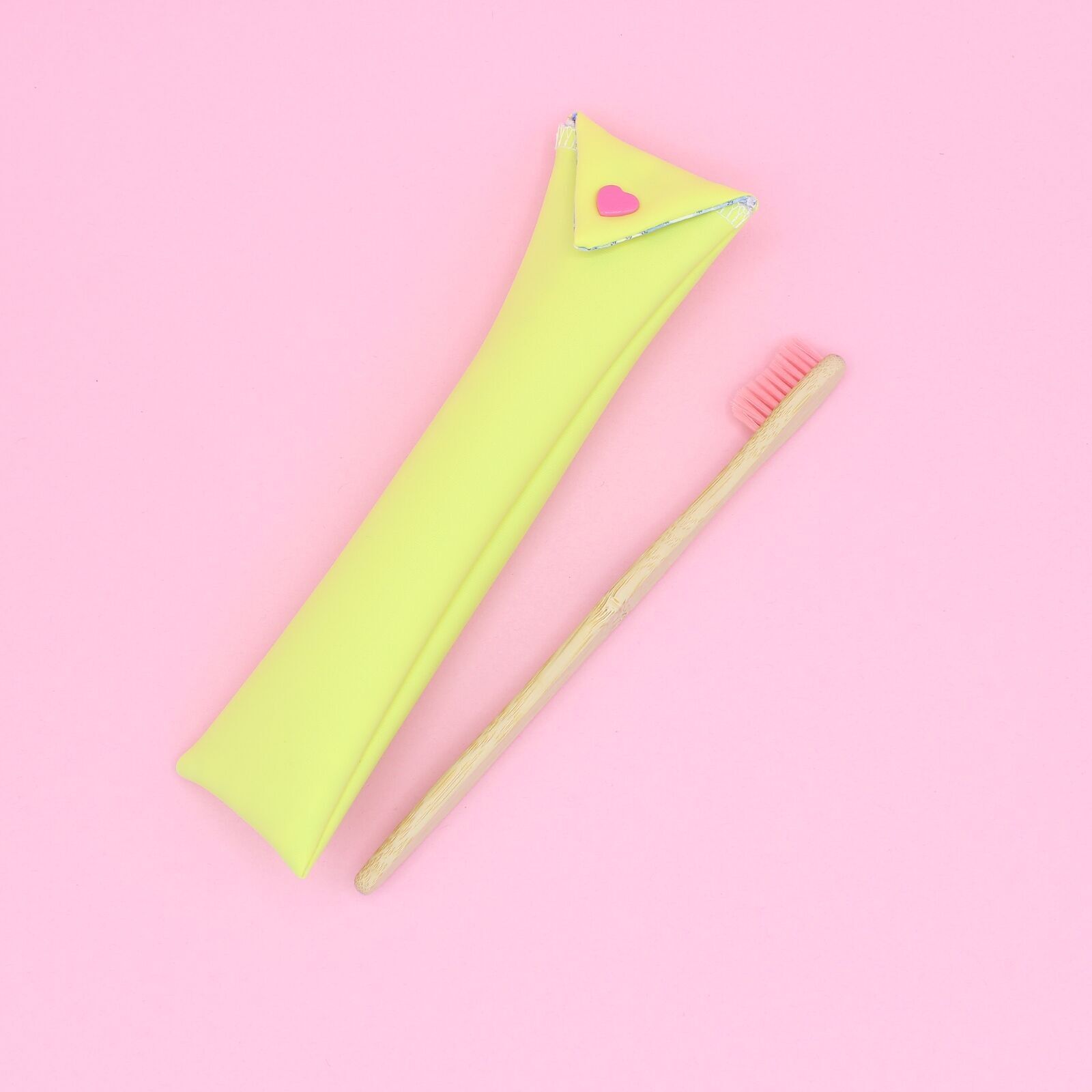 Étui de brosse à dents - jaune