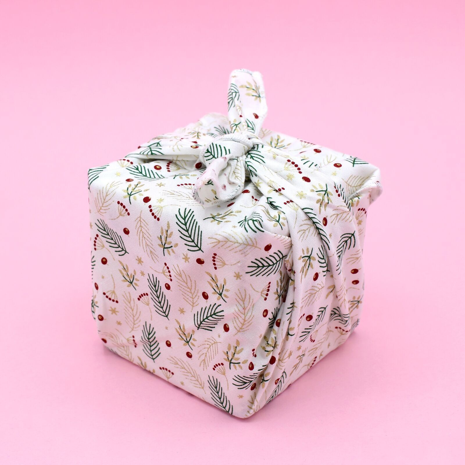 Furoshiki - branches de Noël