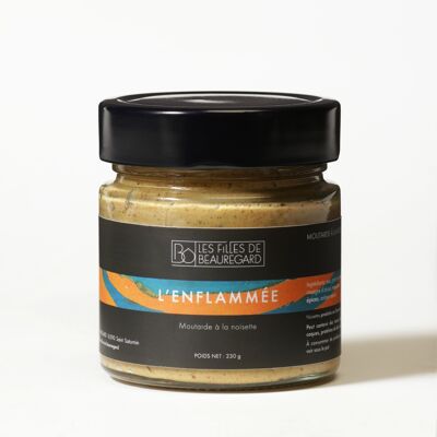 hazelnut mustard: L'Enflammée