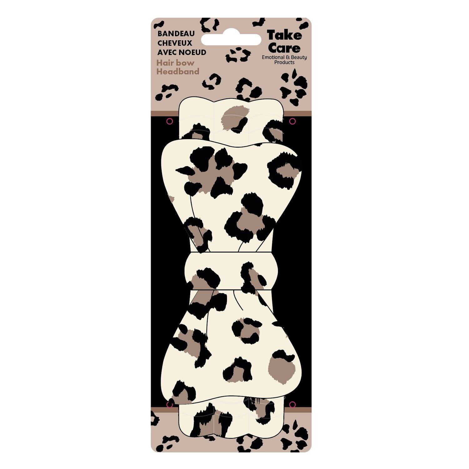 PLÜSCHHAARBAND – LEOPARD