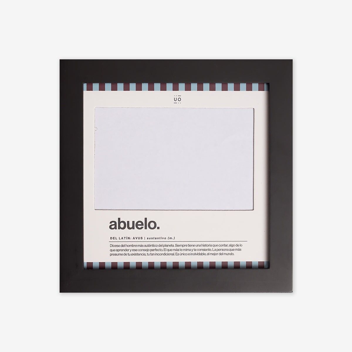 Cadre photo bicolore "Grand-père. Définition"