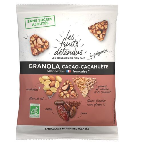 Granola Cacao-Cacahuète 35g