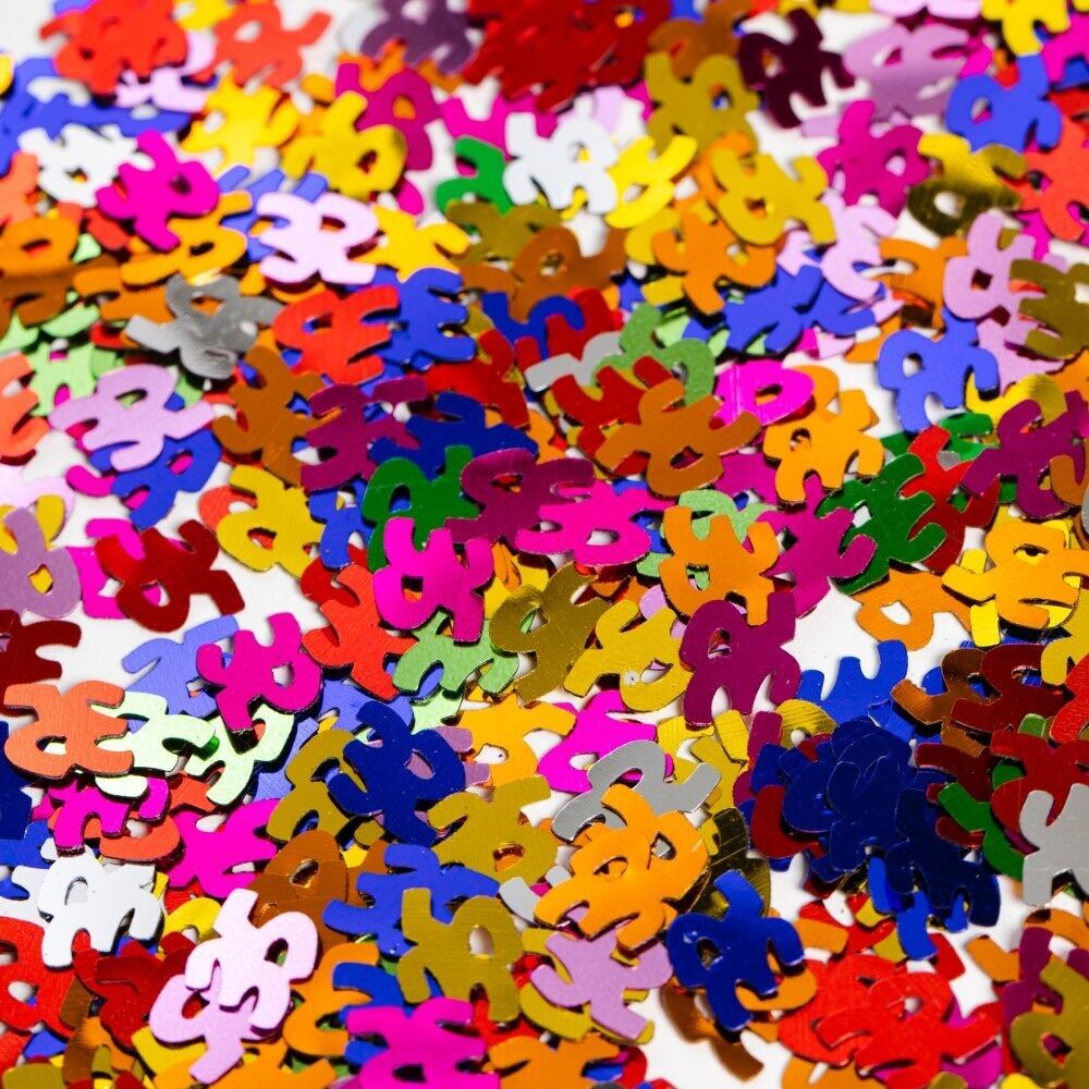 Confettis de table Multicolore numéro 35 - 14 grammes