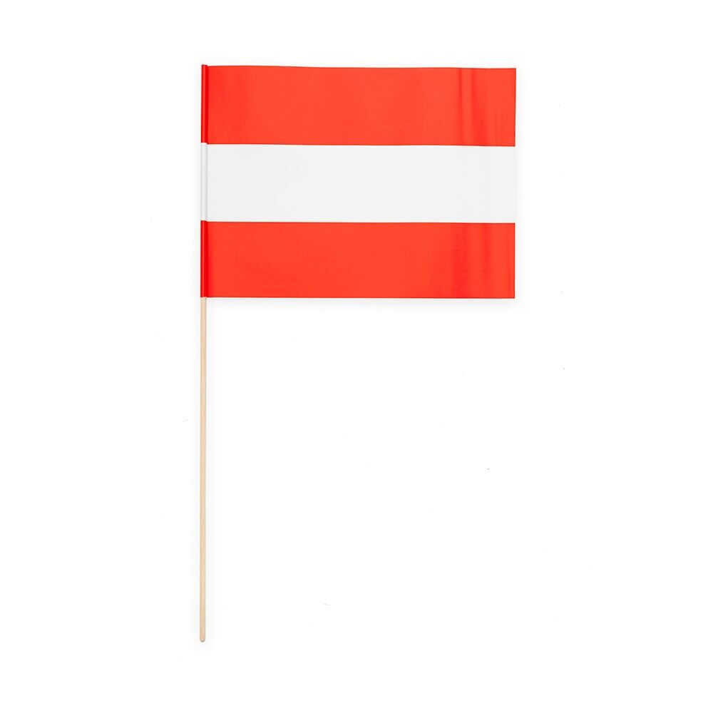 10 drapeaux en papier 20x30cm Autriche