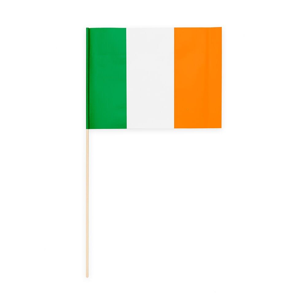 10 drapeaux en papier 20x30cm Irlande