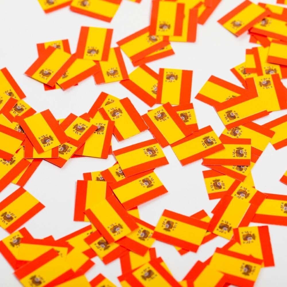 Confettis de table en papier 150 pièces Espagne