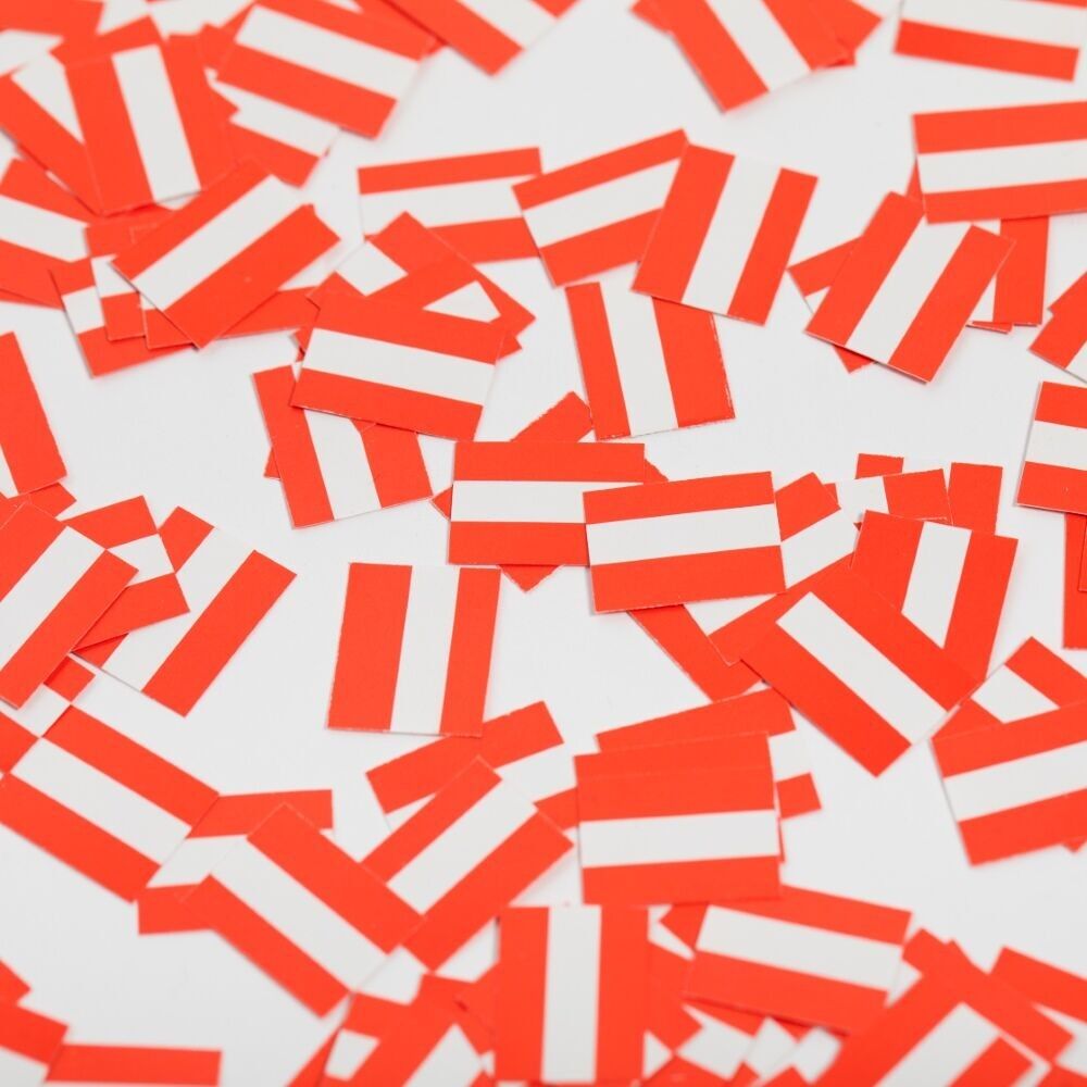 Confettis de table en papier 150 pièces Autriche