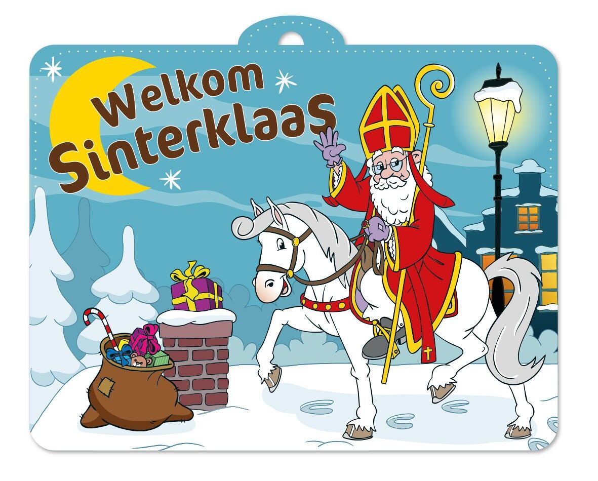 Bouclier de fête 30cm x 40cm - Sinterklaas
