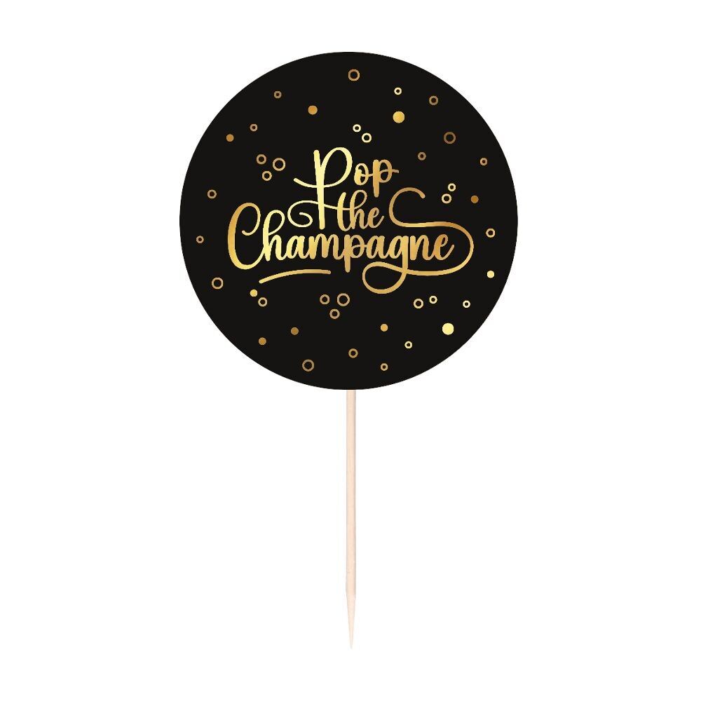 25 choix de fête - Pop the Champagne - noir