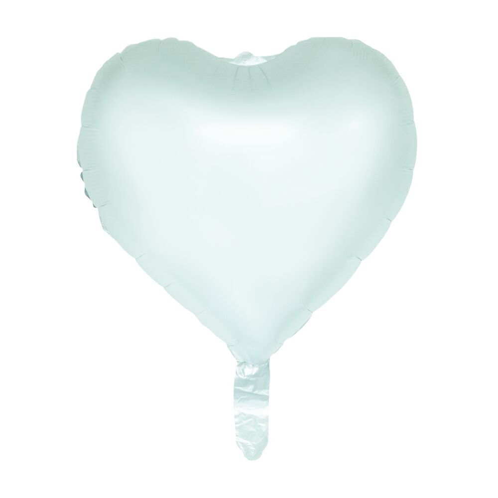 Folienballon 18'' Pastellgrün - Watercolors Hearts