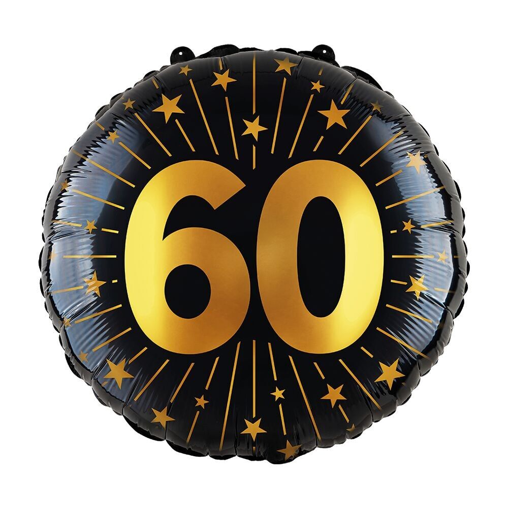 Folienballon 18" - '60' Goldene Feierlichkeiten