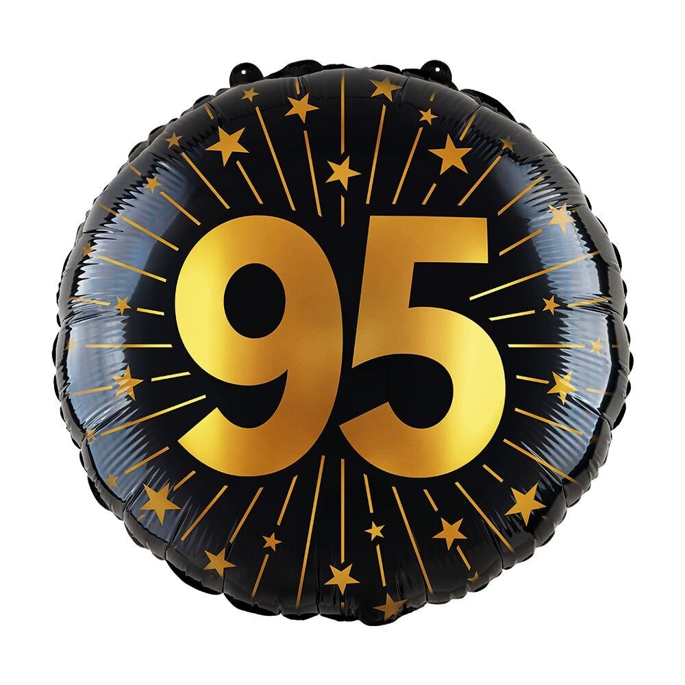 Folienballon 18" - '95' Golden Celebrations