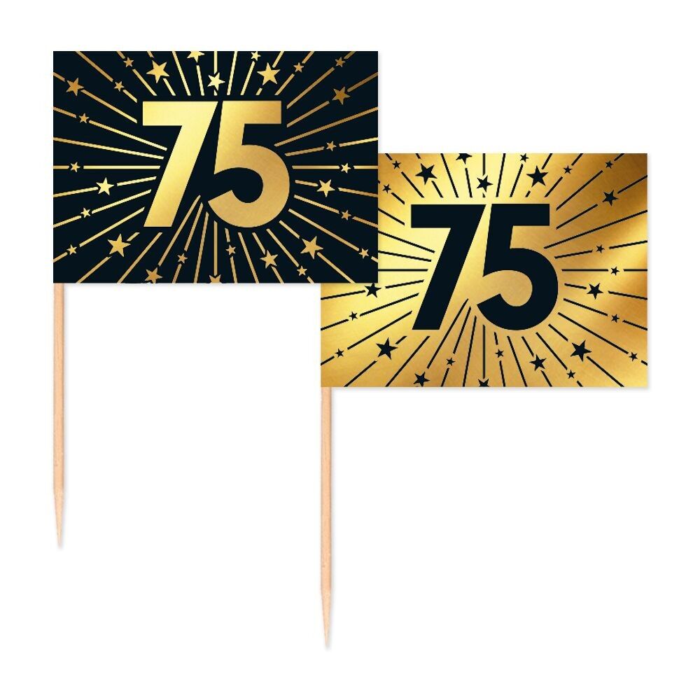 50 choix de drapeaux - Célébrations dorées « 75 »