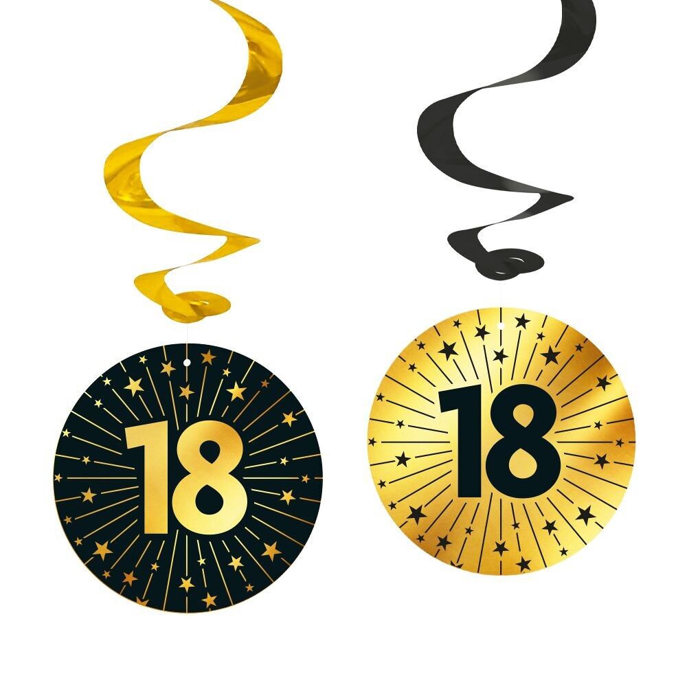 4 Swirls - Célébrations dorées « 18 »