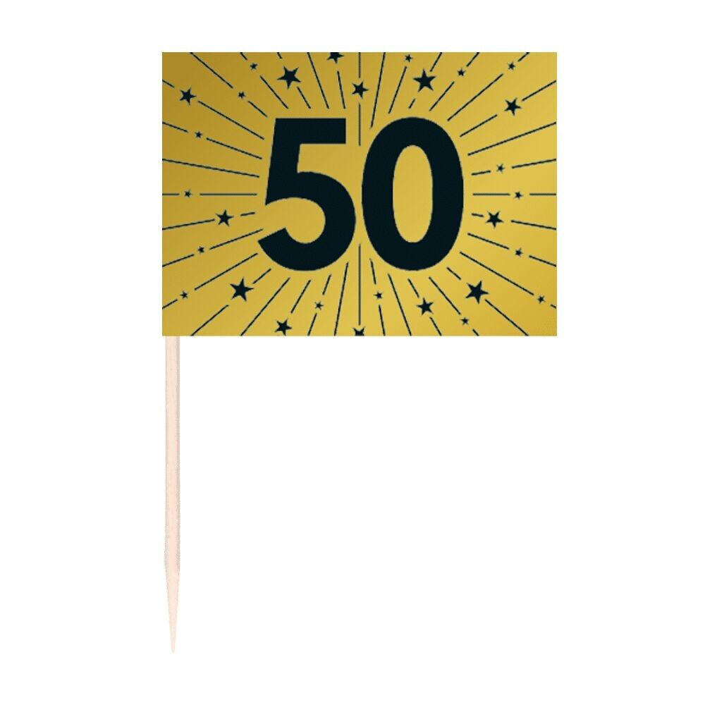 Selecciones de 50 banderas - '50' de oro