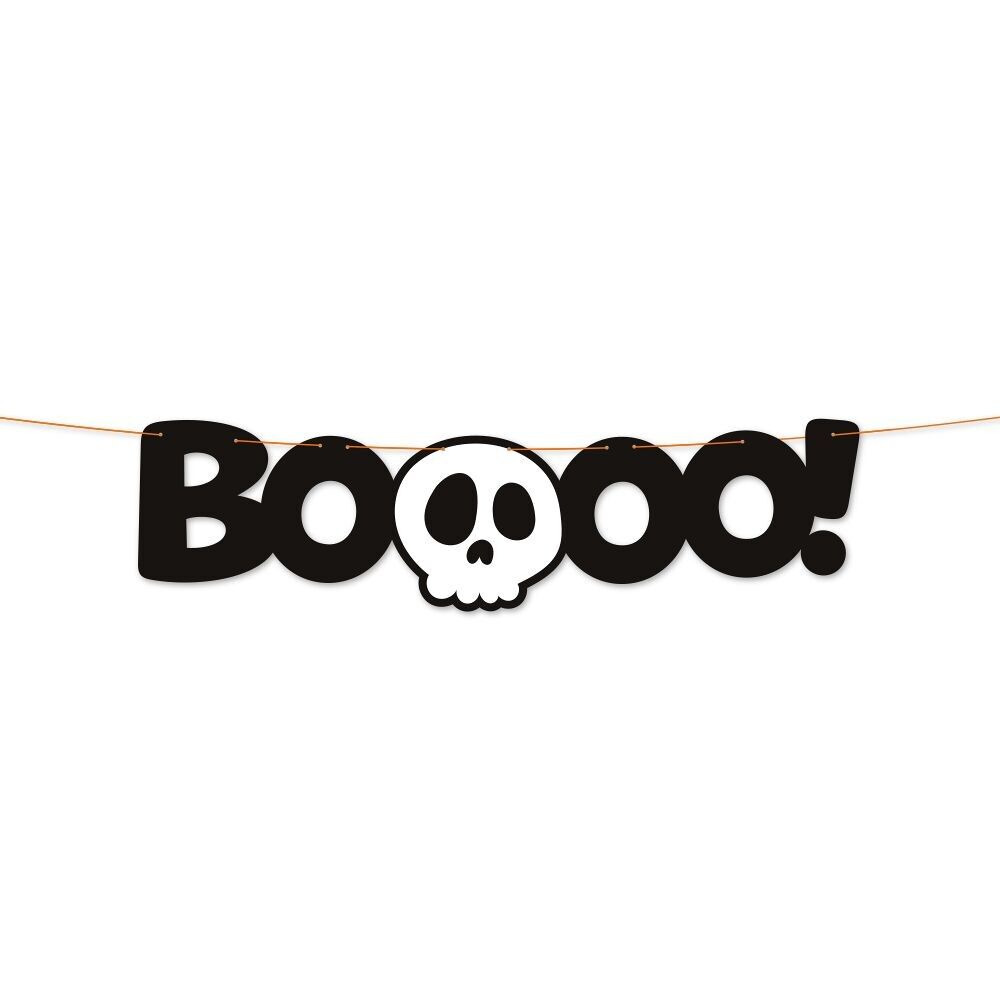 Banner de letras Booo de 2 m - Halloween Boo