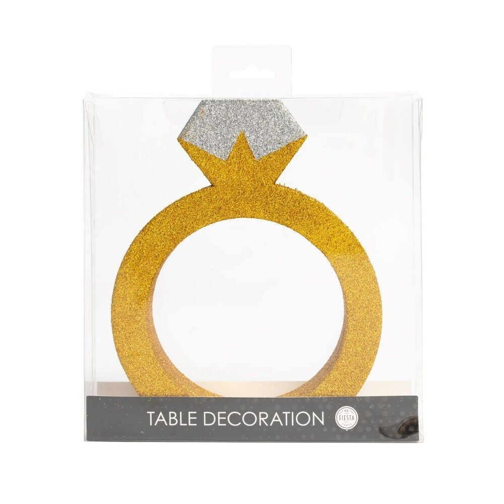 Bague de décoration de table en or