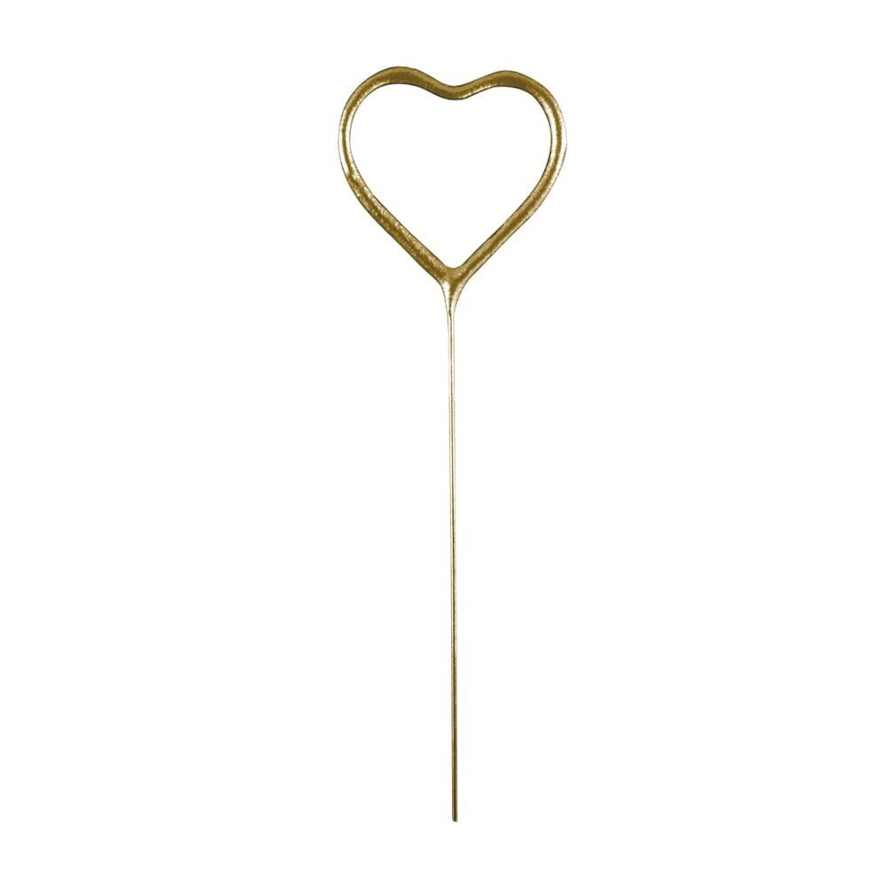 Cierge magique en forme de cœur 16 cm