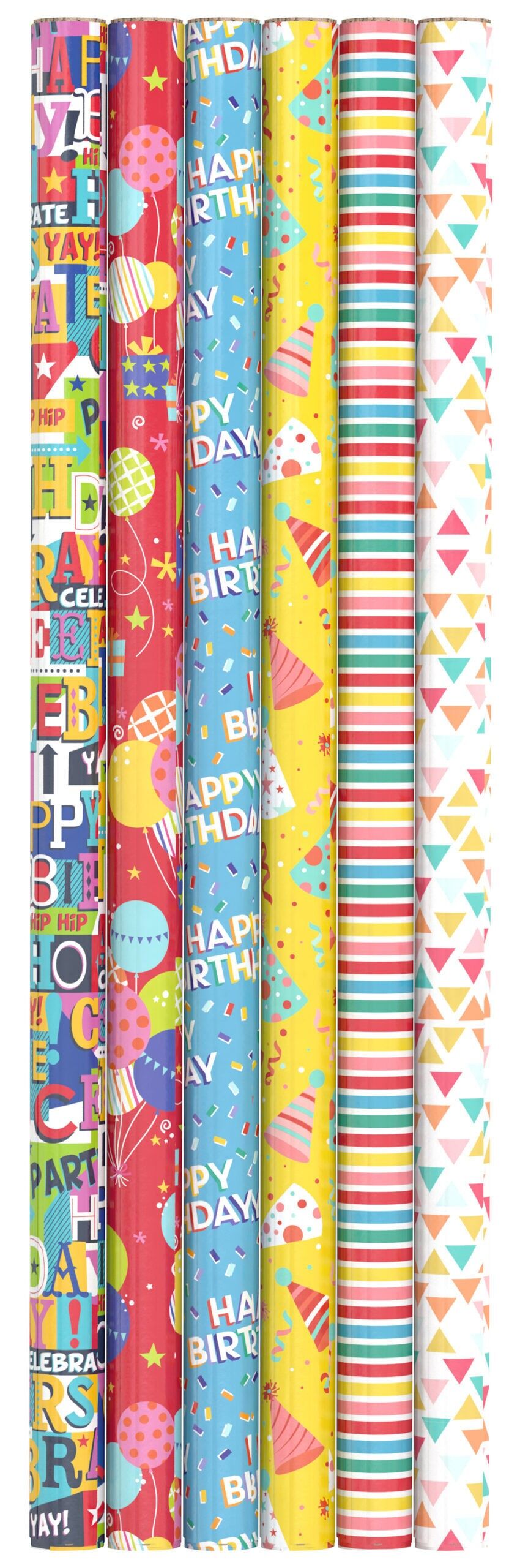 Geschenkpapier aus Papier, 70 x 200 cm - Geburtstag